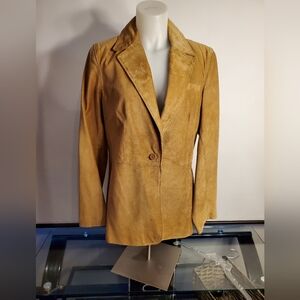 INC International Concepts Tan Suede Blazer